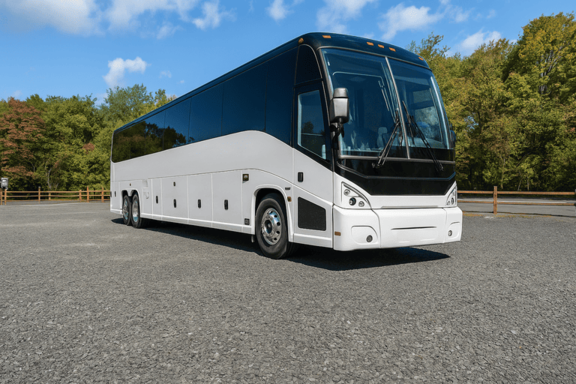 Evansville Coach Bus Service 56 Passenger Charter Bus